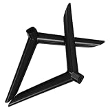 ADOCARN Replacement Tv Stand Base 1 Pair Single-Hole Plastic Legs for Flat Screen Televisions with Easy Installation and Stable Support, for Bedroom and Conference Room Use