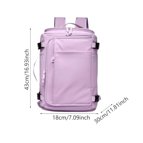 Image of The Purple Tree Multifunction Waterproof Laptop Travel Backpack with Shoe Compartment, Shoulder Bag, 35 L Laptop Backpack with USB Charging