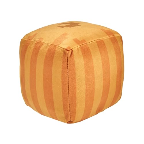 Peluche Minecraft citrouille : finis les doudous fragiles avec cette poupée ultra résistante