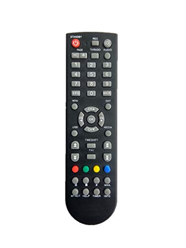 Image of LipiWorld GTPL-9 Set Top Box Remote Control Compatible for GTPL-9 Set Top Box