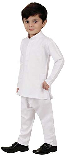 Image of Oner Uchchitaa Designs Boys Ethnic Wear Kurta Pyjama Dress Set DN007