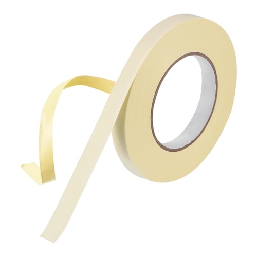 Image of MECCANIXITY Insulating Acetate Roll Cloth Adhesive Tape, 0.6in x 98ft White Electrical Heat Resistant Fabric Tape for Laptop Electric Automotive Guitar Repair Wire Harness