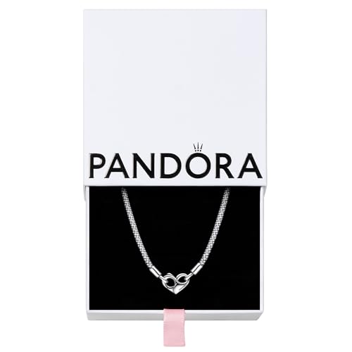 Pandora Moments Studded Chain Necklace - Gift for Her - Stunning Women's Jewelry - With Gift Box