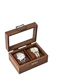 Display elegante: la scatola for orologi in legno massello offre un modo sofisticato for mostrare i tuoi orologi mantenendoli organizzati. Il suo design elegante lo rende un'aggiunta attraente a qualsiasi cassettiera o scaffale espositivo, migliorando l'estetica della tua stanza e mantenendo i tuoi orologi facilmente accessibili