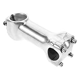 Buen material: con material de aleación de aluminio resistente, este vástago de bicicleta está , elevador de vástago de bicicleta, aumentador de altura del manillar de bicicleta de