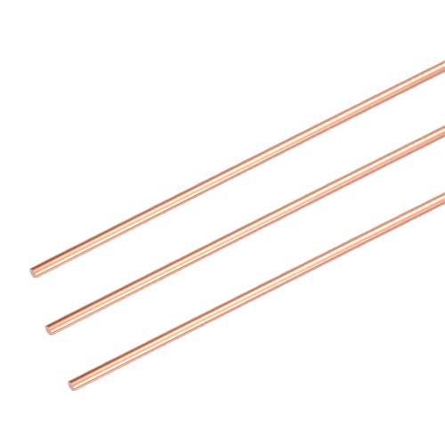 Tige en cuivre pur 99.99% PATIKIL, barre de cuivre nu 1mm haute conductivité pour industrie