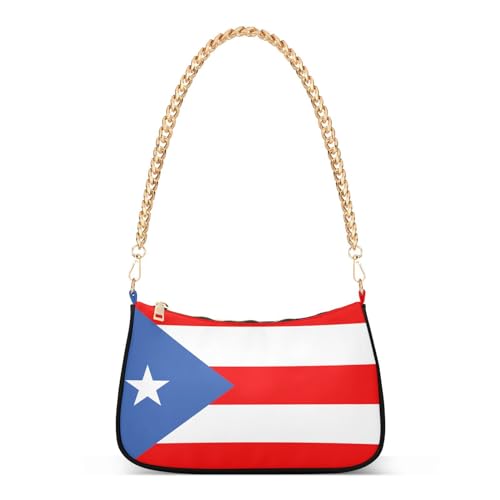 Patriot Flag Shoulder Bag Women Clutch Handbag Date Chain Bag Holiday Birthday