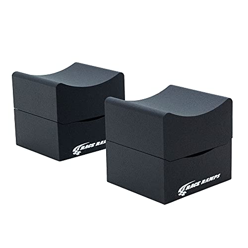 Race Ramps 14" H Two-Piece Supercar Wheel Cribs for Tires up to 16" W, Pair