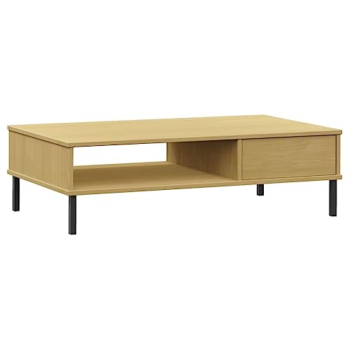Table basse en bois et métal robuste avec finitions de qualité - 8