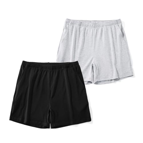 Image of AIMPACT Men's 4 inch Inseam Sleep & Lounge Pajama Shorts with Pockets