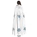 SYHEART Men'S And Women'S Evil Eye Hooded Robes, Halloween Fashion Cloaks, Roleplay Capes.