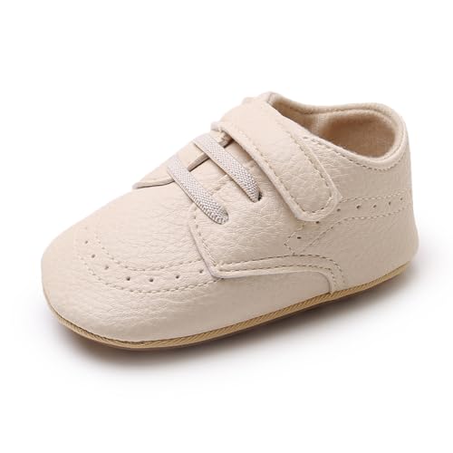 Image of RVROVIC Baby Boys Girls Anti-Slip Sneakers Soft Ankle Boots Toddler First Walkers Newborn Crib Shoes