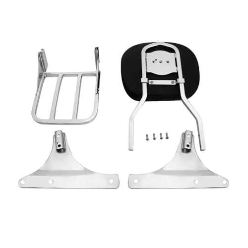 Dossier de repos Softail Classic FLST en acier chrome de haute qualité - 6