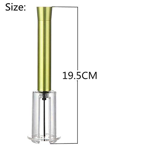 Tire-bouchon pompe pression air vin décapsuleur liège vert - 3