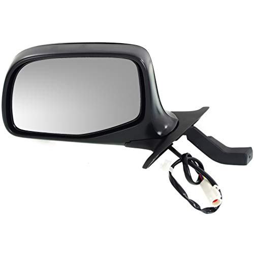 For Ford F Super Duty/F350 1992 93 94 95 96 1997 Door Mirror Driver Side | Power | Non-Heated | Manual Folding | Paddle Style | Chrome | Replacement For F5TZ17683BA | FO1320124 -  KarParts360, CLX-M0-USA-FD25EL-CL360A73
