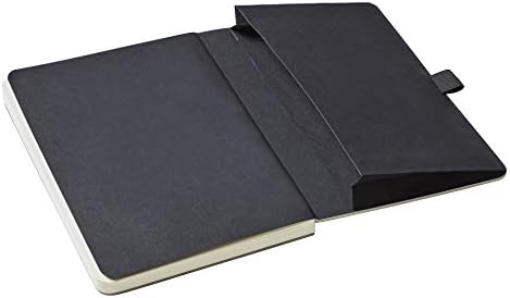 Open Spine Dotted Grid Notebook Journal by Action Day, Designed to Open as Flat as Possible, Makes It Easy for You to Take Notes, 2 Bookmarks, Closure, Pen Loop, Pocket, Premium Paper, Hardcover