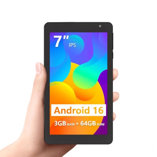 Amazon.co.jp: タブレット 7インチ Wi-Fi6モデル Android16 64GB+1TB