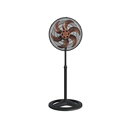 Ventisol Ventilador de Coluna Oscilante, Turbo 6 Pás Premium, Bronze, 40cm, 220V