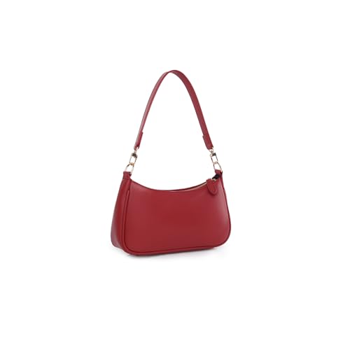 Image of Shoulder Bag for Women with 2 Removable Straps and Zipper Closure Crossbody Bags Clutch Tote HandBags Purses | with 2 Removable Straps