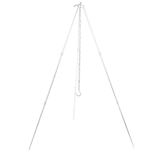 Hangende grills, statiefgrills Draagbare verstelbare hangende ketting voor picknick voor buiten voor op de camping