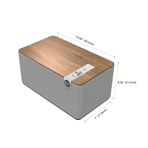 Image of Klipsch The Three Plus Premium Bluetooth Speaker System, Walnut