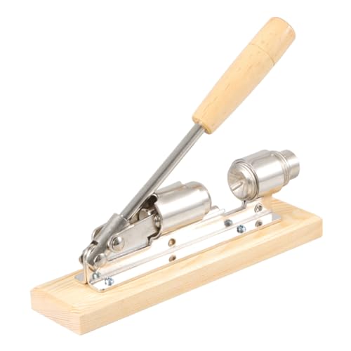 VALICLUD Wooden Hand Press Mechanical Nutcracker Tool Walnut Sheller for All Nut Design for Easy Cracking of Pecans Almonds Hazelnuts and More