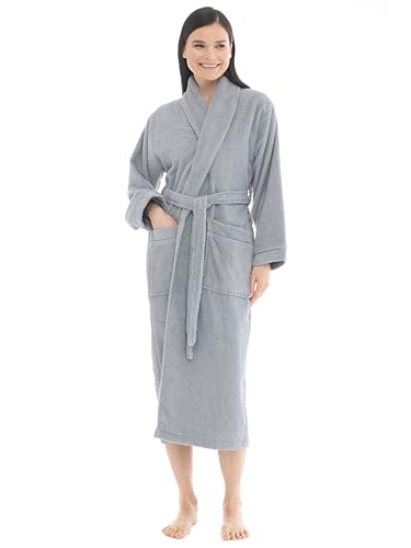 Luxurious Womens Robe, 100% Turkish Cotton, Luxury Robe for Women, Terry Cloth Long Spa Bathrobe