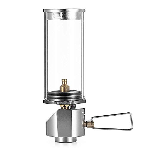 ガスランタン リトルランプ ランプ ライト キャンプ ランプ ポータブル 超軽量 省エネ 火力調整可能 停電 防災対策 登山 夜釣り ハイキング アウトドア キャンプ用 (ガスランタン-1)