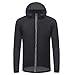Produktbild Whittie Softshelljacke übergangsjacke Regenjacke mit Kapuze Winddicht atmungsaktiv Outdoor Angelbekleidung Mnner und Jungen,Black,3XL