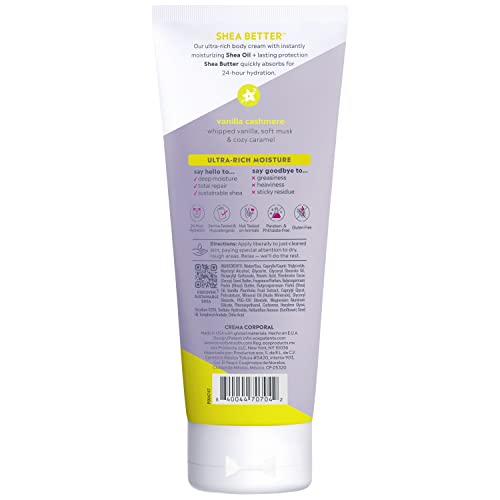 Eos 04051042 Shea Better Body Cream - Vanilla Cashmere Natural Body Lotion And Skin Care 24 Hour Hydration thumb #6