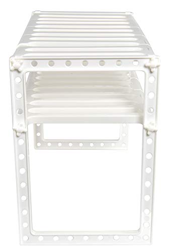 Home-X Under Sink Storage Shelf, Expandable Cabinet Organizer For Kitchen - Expands16” To 26” #TOP6