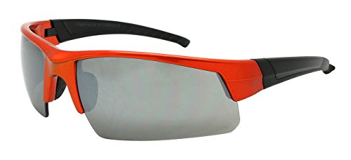 Sports High Impact Sunglass Double Injection Temples for Men Women Cycling Running Driving Fishing Golf Baseball