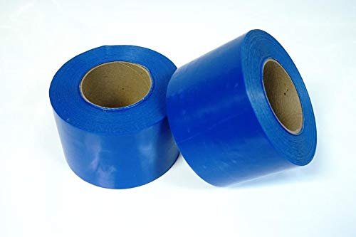 Mr. Shrinkwrap Roll of 4" x 180' Shrink Film Tape - Blue - MSW-704B