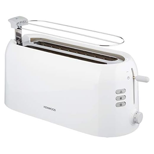 Kenwood TTP230 Tostadora, 1500 W, Plástico, 2 Ranuras, Blanco
