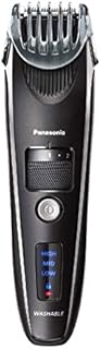 Panasonic Beard Trimmer for Men Cordless Precision Power, Hair Clipper with Comb Attachment and 19 Adjustable Settings, Washable, ER-SB40-K, 0.5-10mm lengths, 1 Pack