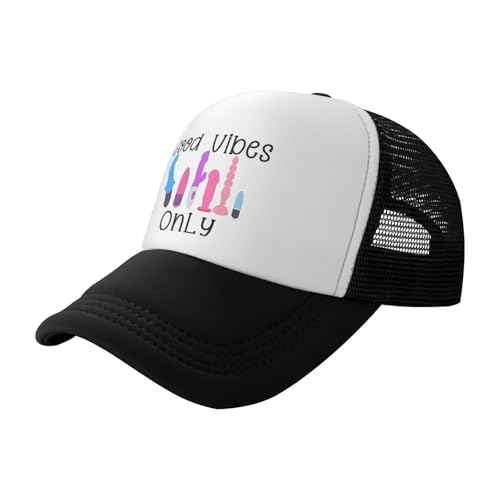 Image of Funny Toy Trucker Hat Unisex Adult Funny Hats Adjustable Cap Classic Fishing Caps for Men and Women