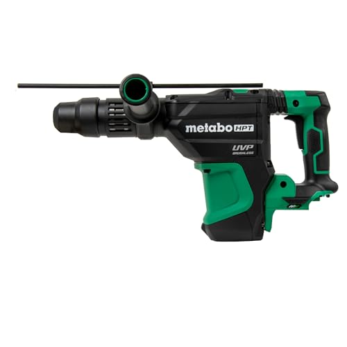 Image of Metabo HPT 36V MultiVolt Cordless Rotary Hammer | 1-9 /16-Inch SDS Max | Tool Only - No Battery | Optional AC Adapter | DH3640DAQ2