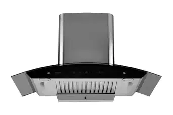 Hindware Smart Appliances Nevio Plus 90 Autoclean technology comes with a motion sensor Glass chimney for kitchen with Baffle filter