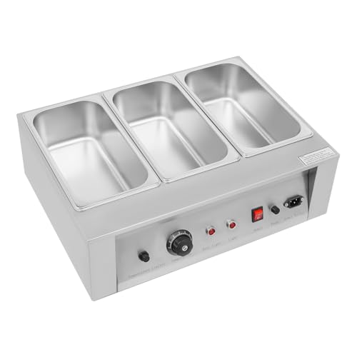 Máquina para derretir chocolate 3 tanques 26.5 lbs acero inoxidable miniatura 5