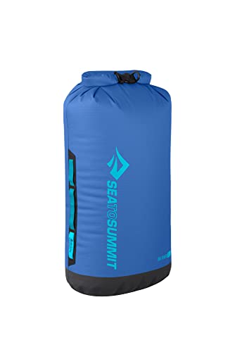 Image of Sea to Summit Big River Dry Bag, Heavy-Duty Dry Storage, 35 Liter, Surf Blue