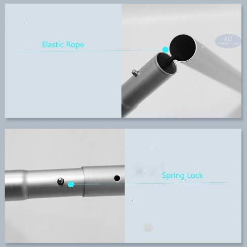 HYNY 4x8ft Straight Tension Fabric Display EZ Tube Frame Backdrop Banner Stand for Trade Show Booth Background and Conference Background 4x8