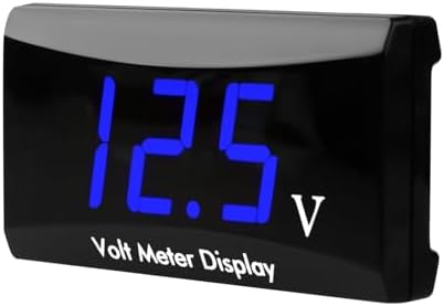 Mini 0.56" 3-Digit DC Voltmeter LED Display - 5-120V Range, 2-Wire, Panel Mount