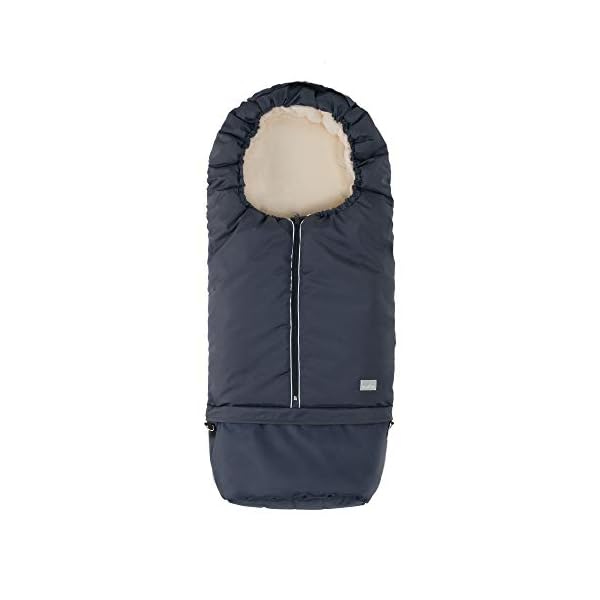 Nuvita 9845 Junior Carry On Universal Footmuff Fußsack 2-in-1 für Kinderwagen, Buggys, Fusssack Babyschale, Autositz…