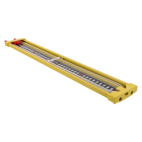Toddmomy U-Shaped Manometer Gas Pressure Tester with Alloy Material and Fast Measurement, Easy to Read Markers, Yellow Color for Industrial and Laboratory Water Column Pressure Testing