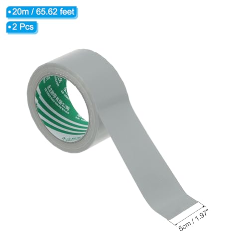 PATIKIL Pickleball Court Tape 2 in x 66ft, 2Pcs Pickleball Court Marking Kit for Indoor/Outdoor Tennis Volleyball Badminton Court, Silver Gray - Image 3