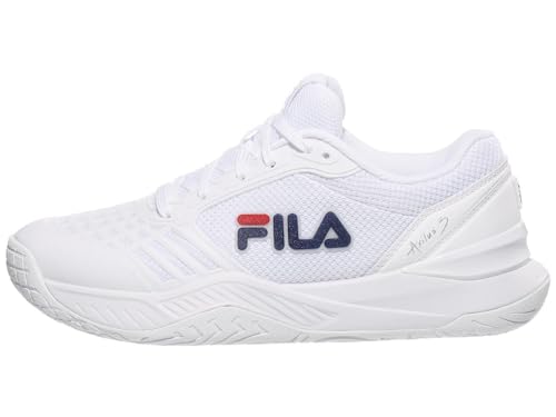 Fila Axilus 3 Women Shoes (White/Navy/Red) (White/Navy/Red, US Footwear Size System, Adult, Women, Numeric, Medium, 10)2
