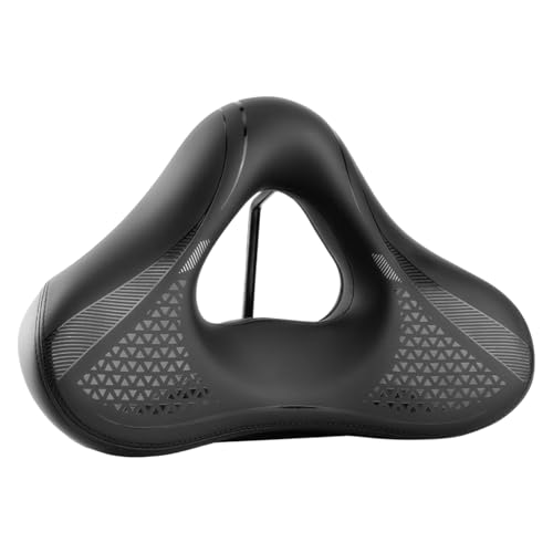 Para Sillín De Ciclismo,Cómodo Con Absorción De Golpes,Cojinete De Sillín De Bicicleta Perforado - Para Mujeres Hombres Adultos Apasionados De Los Deportes Montaña Carretera Urbana Touring
