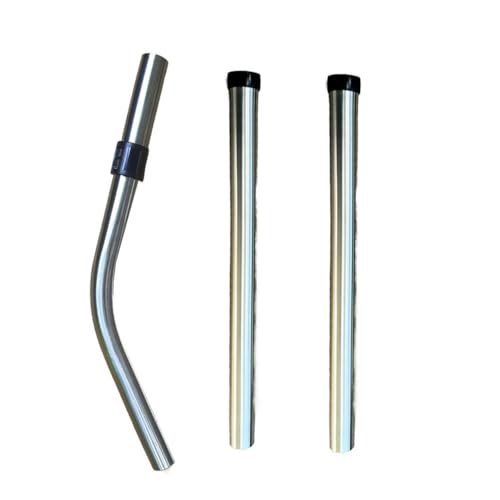 Helilyco 32mm Stainless Steel Extension Tube Pipe Rod Set for Numatic Henry Vacuum Cleaner 1-Piece Elbow or Pipe