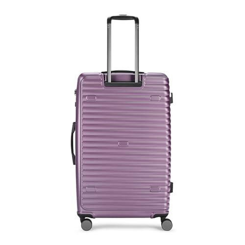 Image of Skybags Polycarbonate Trunk Check-in Trolley Bag, 78cm | Large Double Spinner Hardsided Luggage with Smooth 8-Wheel & TSA Lock | Suitcase for Travel | 5-Year International Warranty (Magenta)