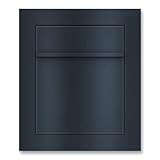 Metzler moderner Unterputz Briefkasten in Anthrazit RAL 7016 Einbaubriefkasten Pulverbeschichtet, hochwertiger Wandbriefkasten Anthrazitgrau , Postkasten Modell Hugo